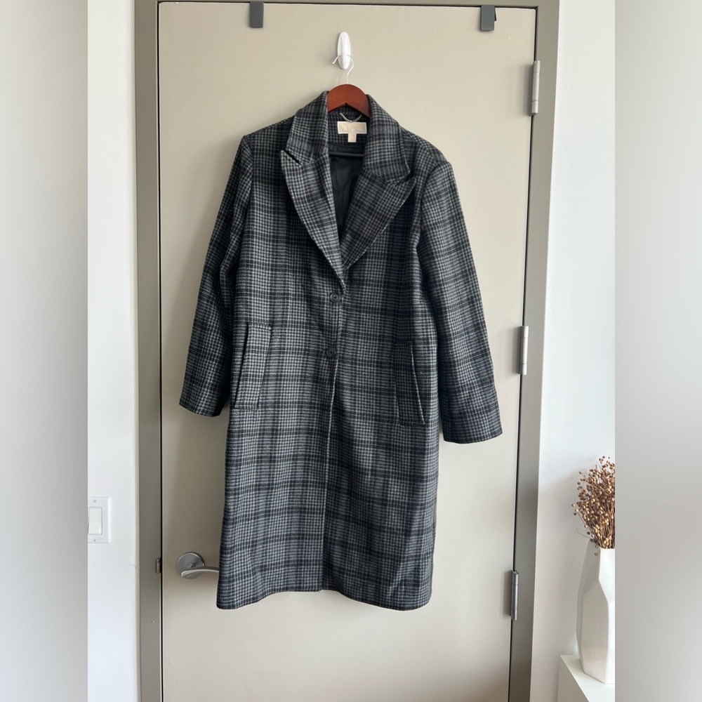 Michael Kors Plaid Coat.